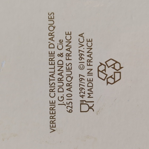 Salzburg Crystal d'Arques Gold Rimmed Goblets Set Of Four - Picture 6 of 9